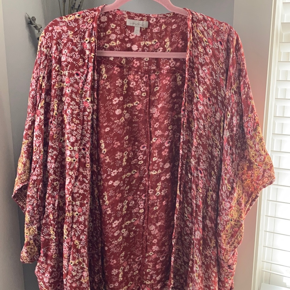Boho floral Shaw